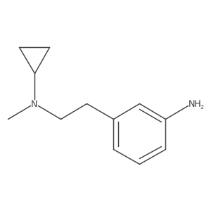 3-{2-[Cyclopropyl(methyl)amino]ethyl}aniline结构式