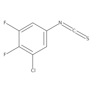 1-Chloro-2,3-difluoro-5-isothiocyanatobenzene Structure