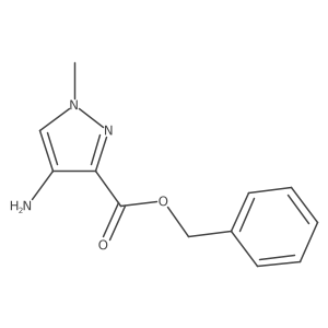 Benzyl 4-amino-1-methyl-1H-pyrazole-3-carboxylate结构式