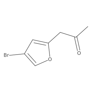 1-(4-Bromofuran-2-yl)propan-2-one结构式