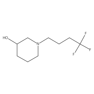 1-(4,4,4-Trifluorobutyl)piperidin-3-ol结构式