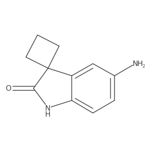 5'-Amino-spiro[cyclobutane-1,3'-[3h]indol]-2'(1'h)-one结构式