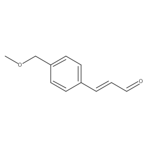 3-(4-(Methoxymethyl)phenyl)acrylaldehyde Structure
