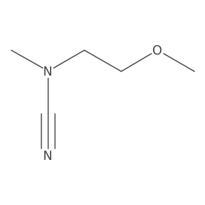 Cyano(2-methoxyethyl)methylamine结构式