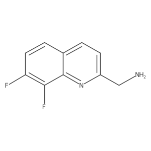 (7,8-Difluoroquinolin-2-yl)methanamine Structure