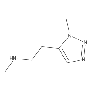 methyl[2-(1-methyl-1H-1,2,3-triazol-5-yl)ethyl]amine Structure