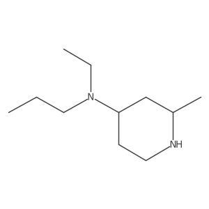 N-ethyl-2-methyl-N-propylpiperidin-4-amine结构式