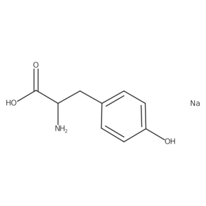 L-Tyrosine, sodium salt (1:1) Structure
