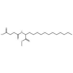 4-[(1-Methoxy-1-oxotetradecan-2-yl)amino]-4-oxobutanoic acid Structure