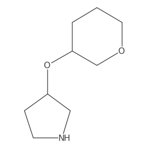 3-(Oxan-3-yloxy)pyrrolidine Structure