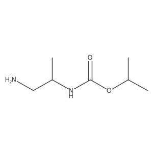 propan-2-yl N-(1-aminopropan-2-yl)carbamate结构式