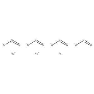 Disodium tetrakis(nitrito-N)platinate Structure