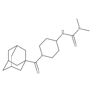 1-[1-(Adamantane-1-carbonyl)piperidin-4-YL]-3,3-dimethylurea Structure