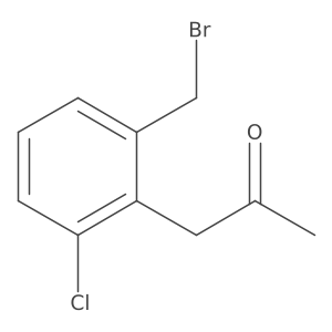 1-(2-(Bromomethyl)-6-chlorophenyl)propan-2-one结构式