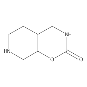 octahydro-2H-pyrido[4,3-e][1,3]oxazin-2-one结构式