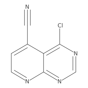 4-Chloropyrido[2,3-d]pyrimidine-5-carbonitrile Structure