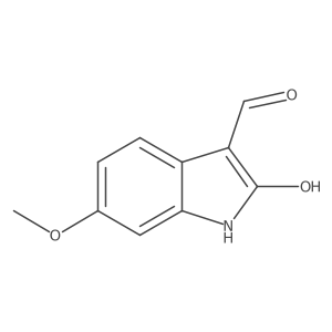3-(Hydroxymethylene)-6-methoxyindolin-2-one结构式