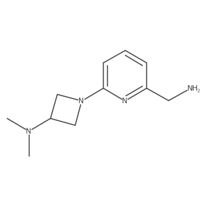 6-[3-(Dimethylamino)-1-azetidinyl]-2-pyridinemethanamine Structure