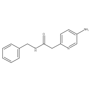 2-(5-Amino-2-pyridyl)-N-benzylacetamide结构式