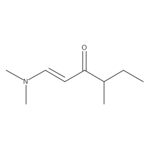 1-(Dimethylamino)-4-methylhex-1-en-3-one结构式