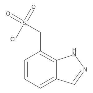 (1H-indazol-7-yl)methanesulfonyl chloride Structure