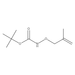 tert-Butyl ((2-methylallyl)oxy)carbamate Structure
