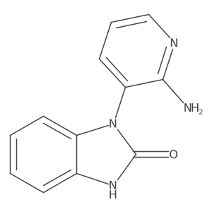 1-(2-Aminopyridin-3-yl)-1H-benzo[d]imidazol-2(3H)-one结构式
