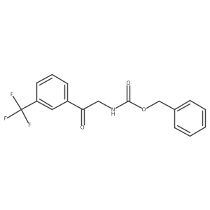 benzyl N-{2-oxo-2-[3-(trifluoromethyl)phenyl]ethyl}carbamate Structure