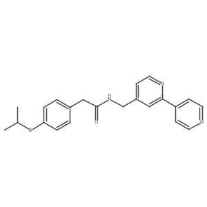 N-([2,4'-bipyridin]-4-ylmethyl)-2-(4-(isopropylthio)phenyl)acetamide Structure