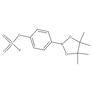 4-(4,4,5,5-Tetramethyl-1,3,2-dioxaborolan-2-yl)phenyl sulfurofluoridate Structure