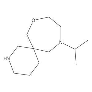 11-Isopropyl-8-Oxa-2,11-Diazaspiro[5.6]Dodecane结构式
