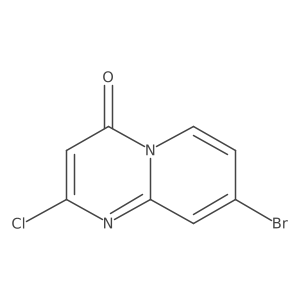 8-bromo-2-chloro-4H-pyrido[1,2-a]pyrimidin-4-one结构式