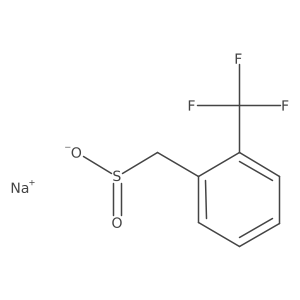 Sodium [2-(trifluoromethyl)phenyl]methanesulfinate Structure
