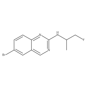 6-bromo-N-(1-fluoropropan-2-yl)quinazolin-2-amine Structure