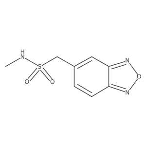 1-(2,1,3-benzoxadiazol-5-yl)-N-methylmethanesulfonamide结构式