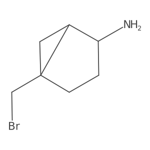 5-(Bromomethyl)bicyclo[3.1.0]hexan-2-amine Structure