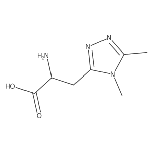 (2R)-2-amino-3-(dimethyl-4H-1,2,4-triazol-3-yl)propanoic acid Structure