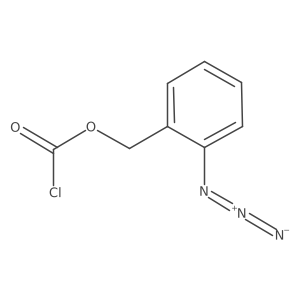 (2-Azidophenyl)methyl chloroformate结构式