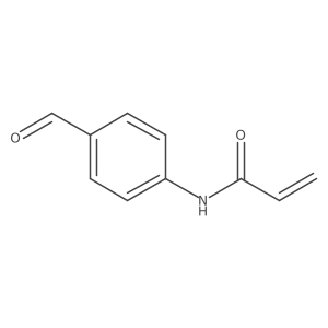 N-(4-formylphenyl)prop-2-enamide结构式