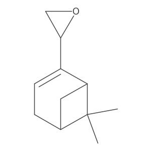 (2R)-2-{6,6-dimethylbicyclo[3.1.1]hept-2-en-2-yl}oxirane结构式
