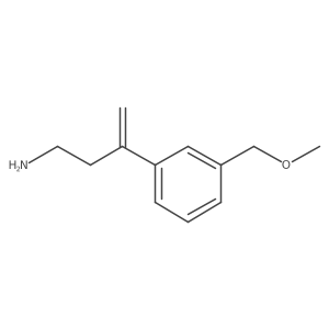 3-[3-(Methoxymethyl)phenyl]but-3-en-1-amine Structure