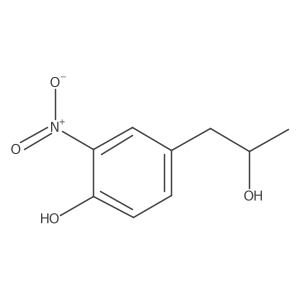 4-(2-Hydroxypropyl)-2-nitrophenol Structure