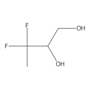 3,3-Difluorobutane-1,2-diol结构式