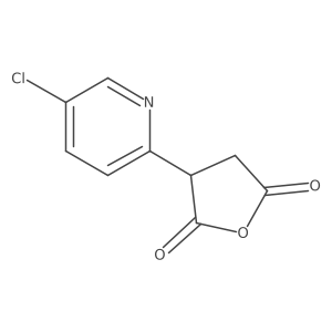 3-(5-Chloropyridin-2-yl)oxolane-2,5-dione结构式