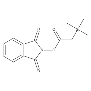 1,3-dioxo-2,3-dihydro-1H-isoindol-2-yl 2-(trimethylsilyl)acetate Structure