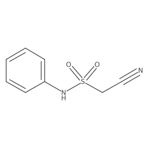 N-phenylcyanomethanesulfonamide Structure