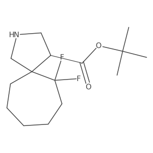 Tert-butyl 6,6-difluoro-2-azaspiro[4.6]undecane-4-carboxylate结构式