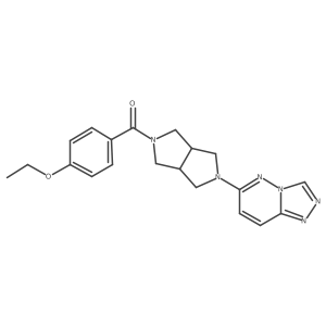 2-(4-Ethoxybenzoyl)-5-{[1,2,4]triazolo[4,3-b]pyridazin-6-yl}-octahydropyrrolo[3,4-c]pyrrole结构式