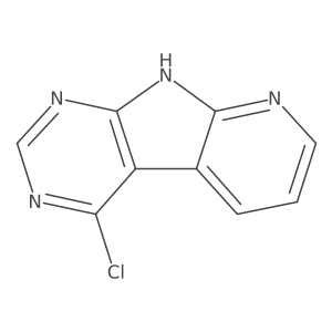 3-Chloro-4,6,8,10-tetraazatricyclo[7.4.0.0,2,7]trideca-1(9),2(7),3,5,10,12-hexaene Structure