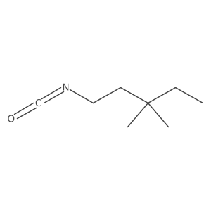 1-Isocyanato-3,3-dimethylpentane结构式